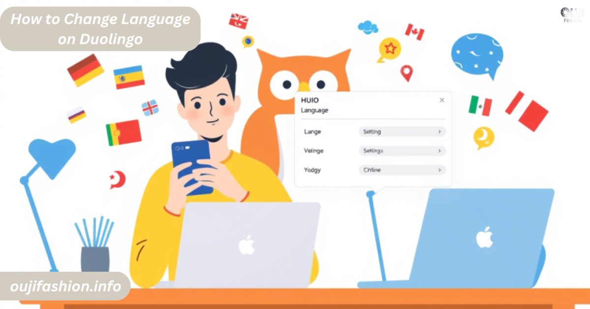 How to Change Language on Duolingo