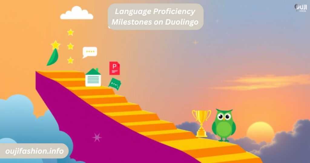 Language Proficiency Milestones on Duolingo