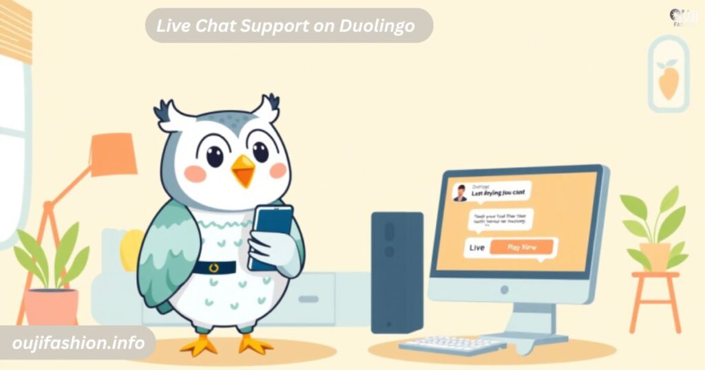 Live Chat Support on Duolingo
