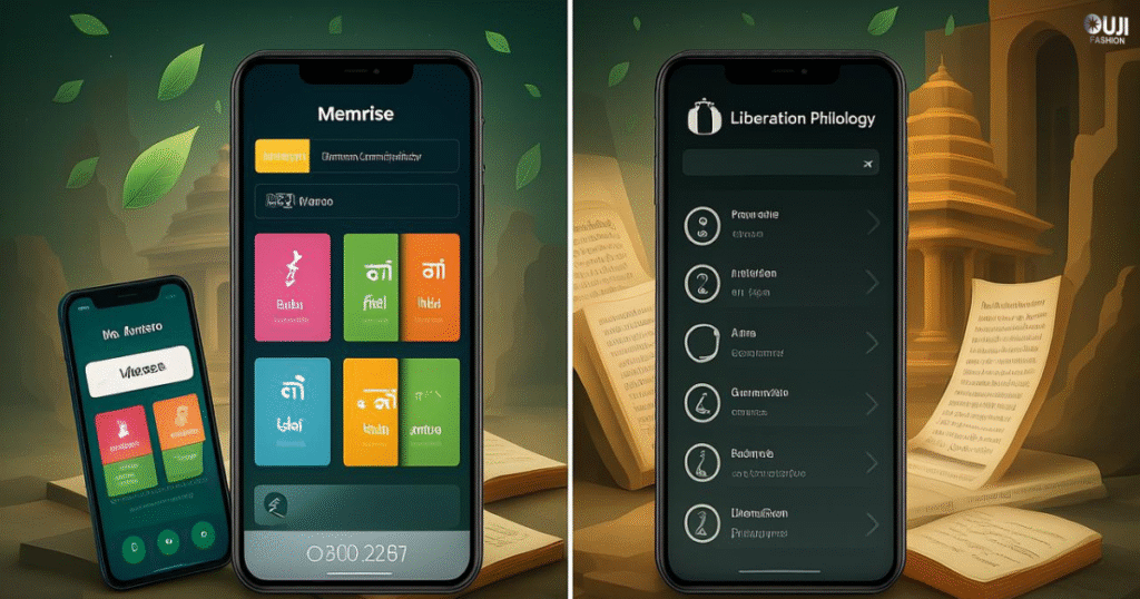 Memrise and Liberation Philology Sanskrit Features