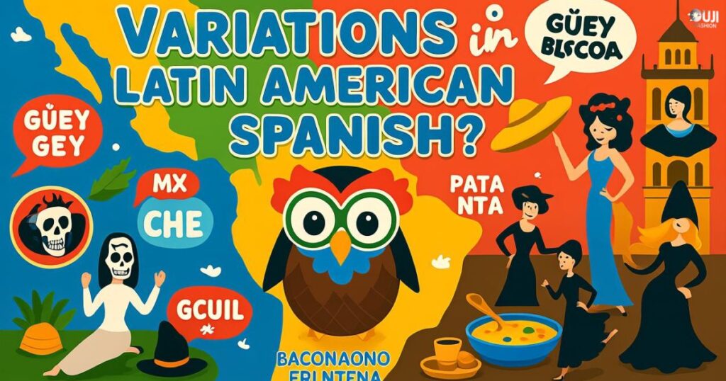 Variations in Latin American Spanish