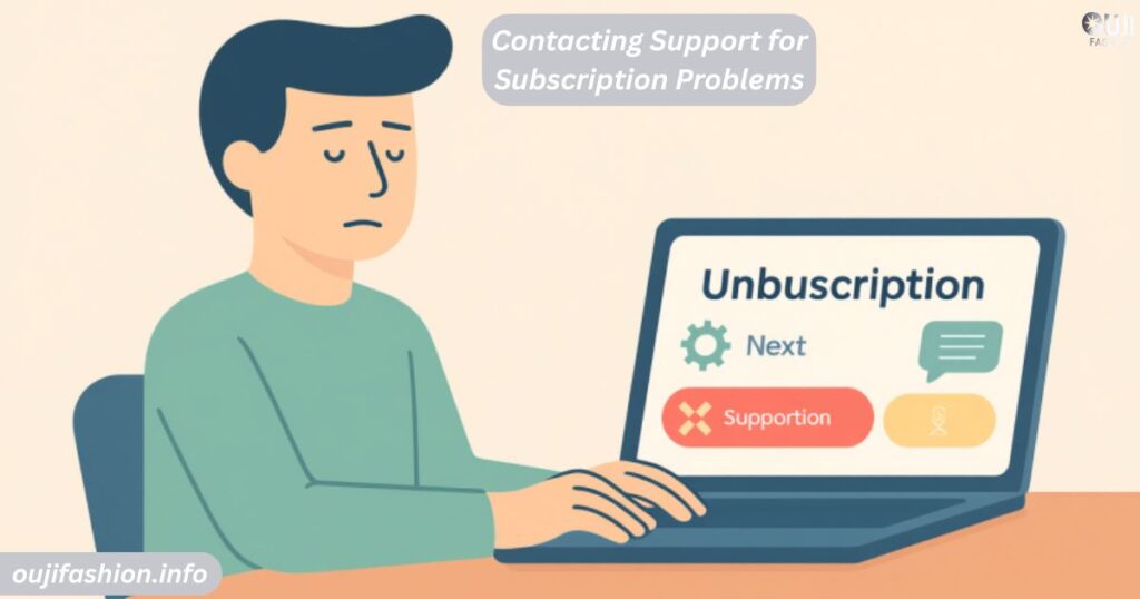 Contacting Support for Subscription Problems