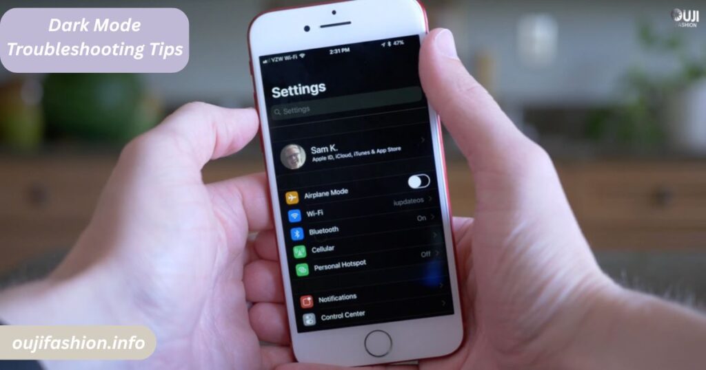 Dark Mode Troubleshooting Tips
