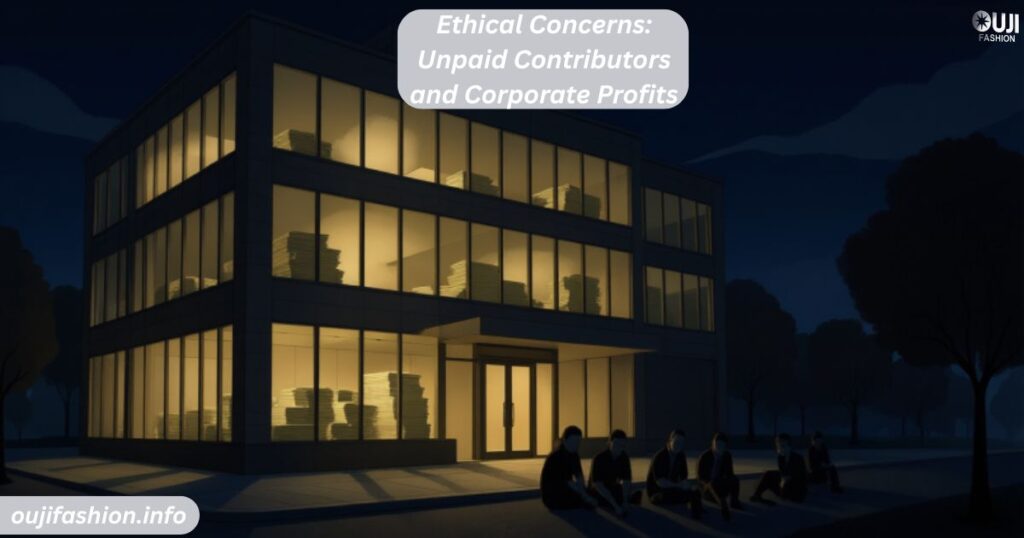 Ethical Concerns: Unpaid Contributors and Corporate Profits