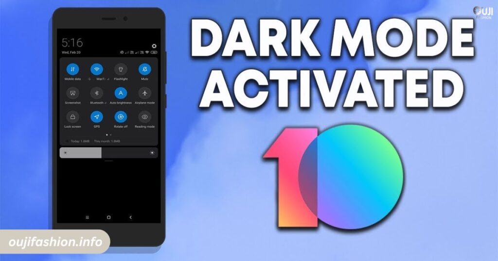 Quick Steps for Android Dark Mode Activation